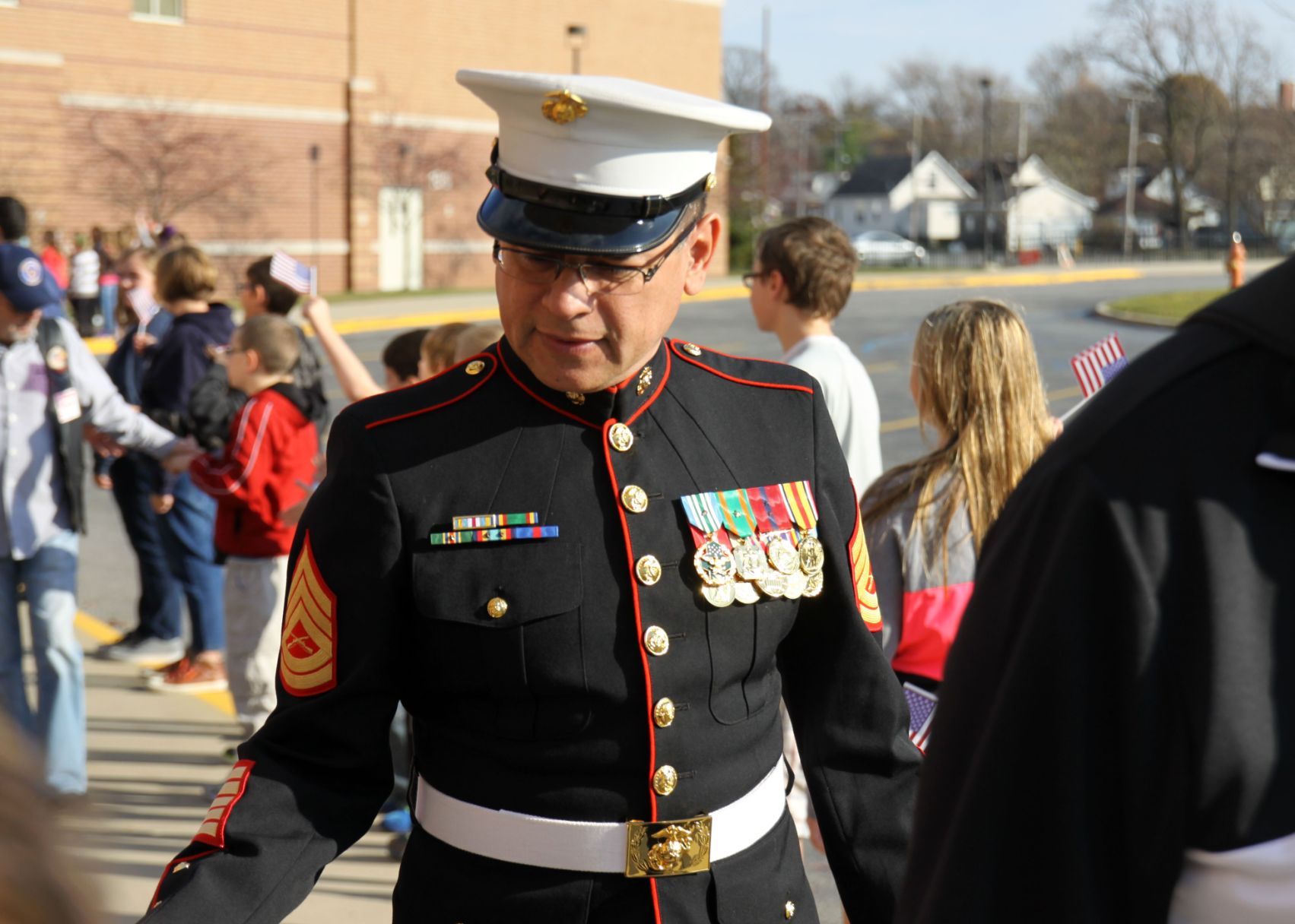 Hero's welcome